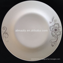 assiette en gros en gros, assiette en porcelaine chinoise, assiette moderne